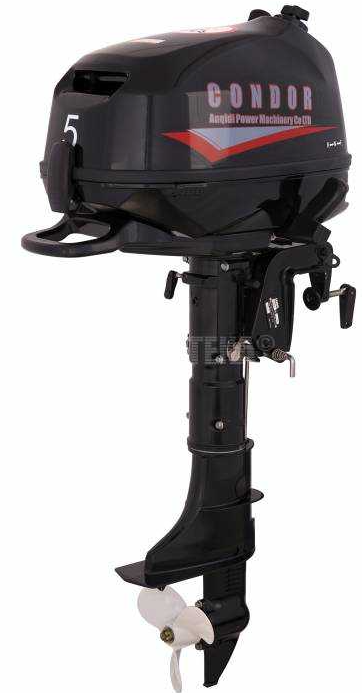 Лодочный мотор Condor F5HS без бака 12 л. в Долгопрудном