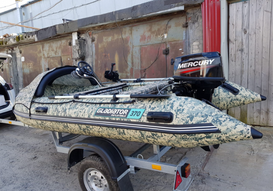 НАДУВНАЯ ЛОДКА GLADIATOR C370AL в Долгопрудном