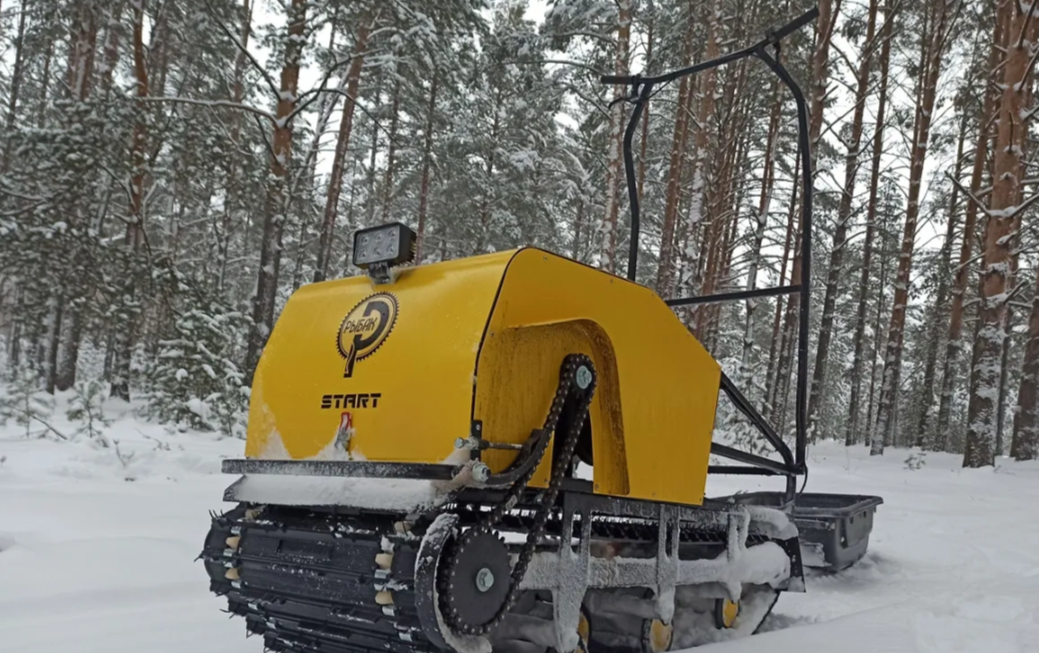 Мотобуксировщик РЫБАК СТАРТ Lifan 15 л.с. (металлический капот) в Долгопрудном