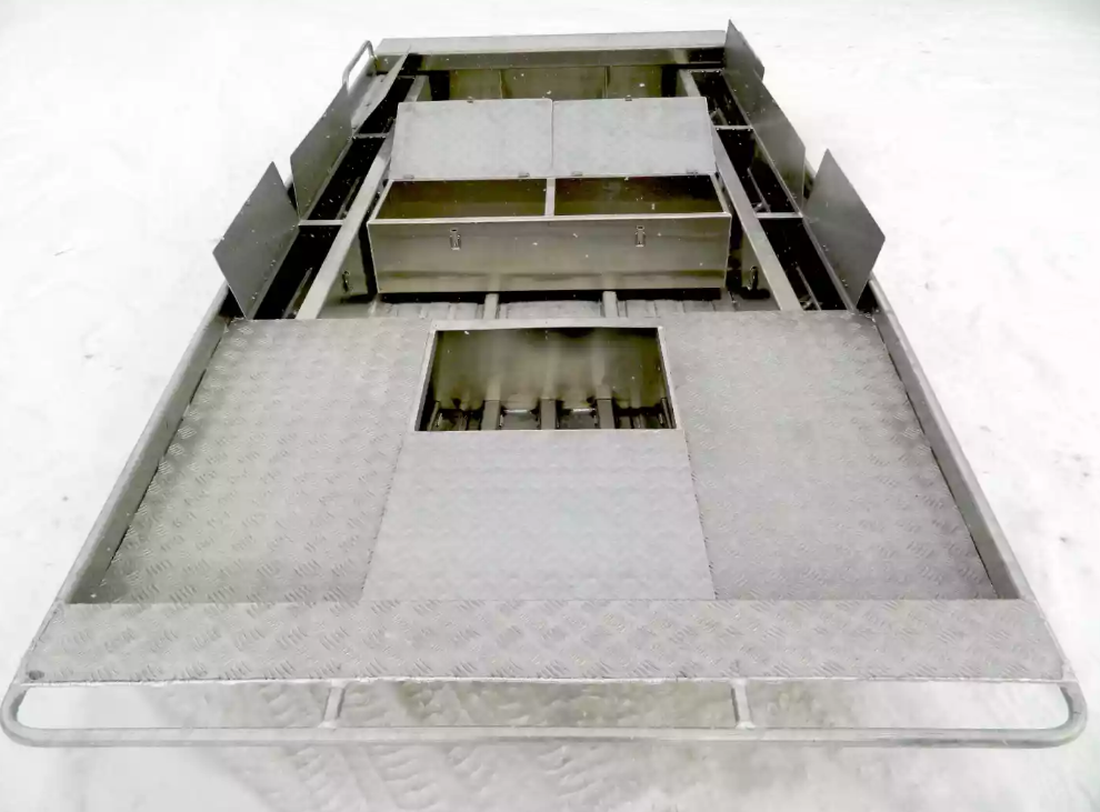 Алюминиевая лодка Wyatboat-390 Jonboat в Долгопрудном