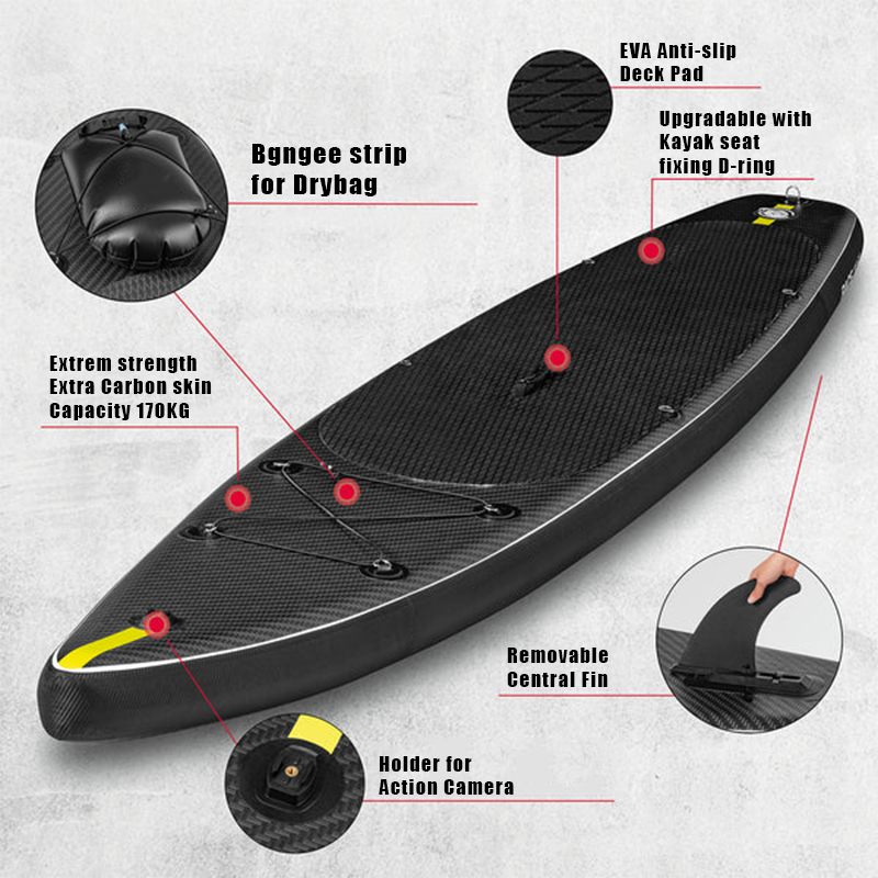 SUP (САП) ДОСКА MISHIMO CARBON DARKSIDE 11’ (335СМ) в Долгопрудном