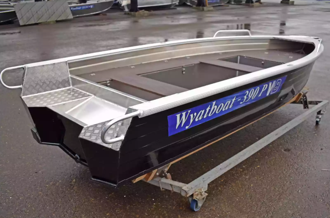 Алюминиевая лодка Wyatboat-390РМ в Долгопрудном