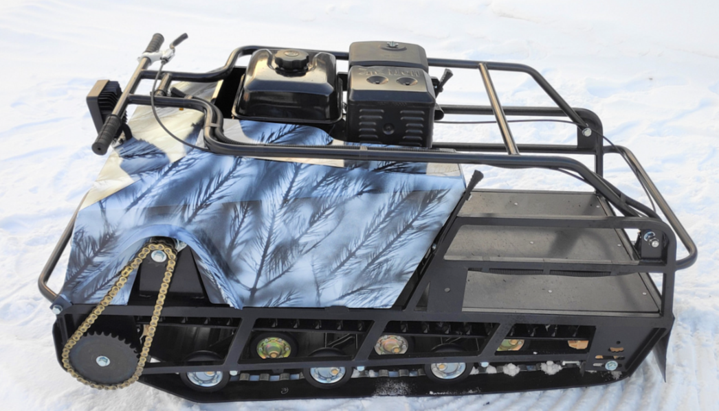 Мотобуксировщик Irondog (Железная собака) M500 20  Камуфляж Охотник в Долгопрудном