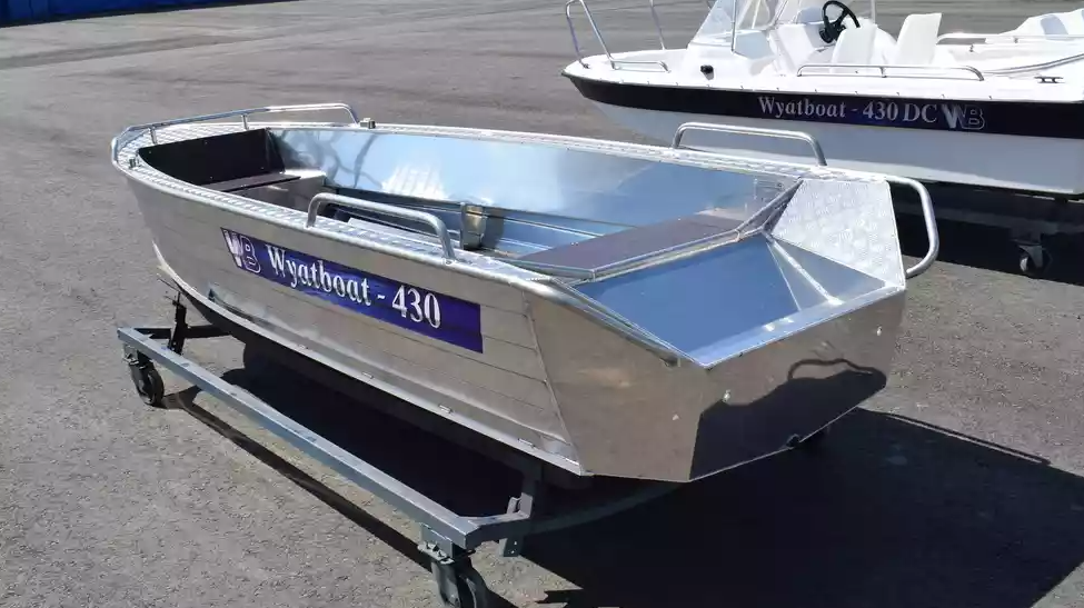 Алюминиевая лодка  Wyatboat-430М в Долгопрудном
