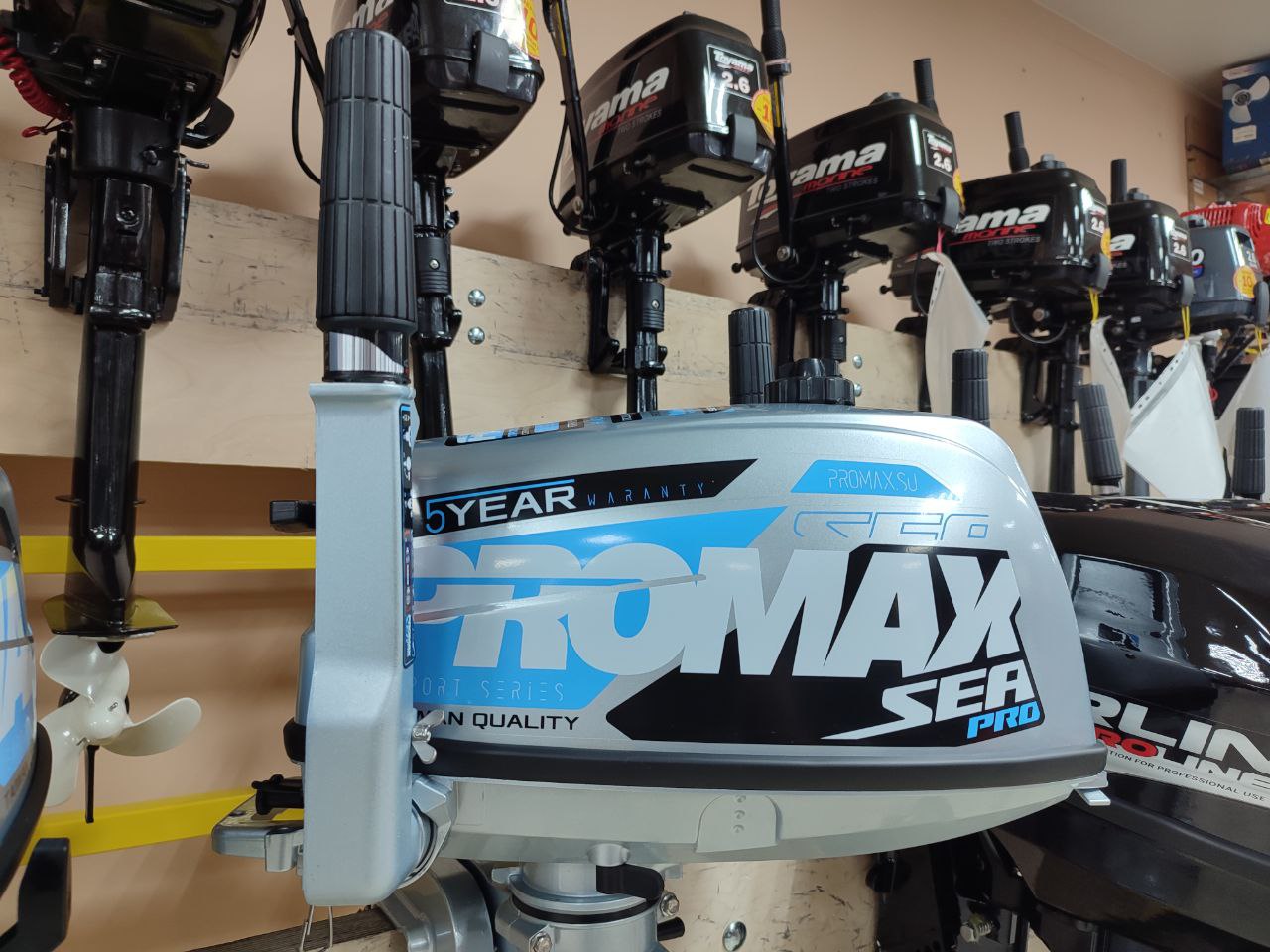 Лодочный мотор PROMAX SP5FHS (внешний бак 12 л) в Долгопрудном