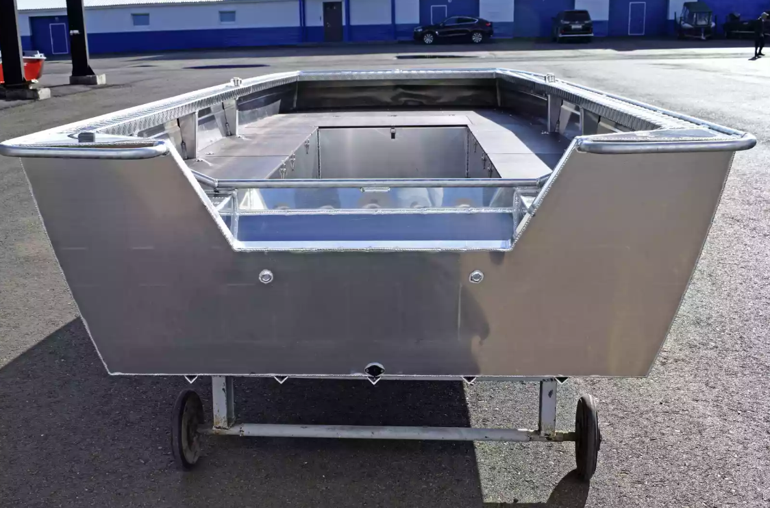 Алюминиевая лодка Wyatboat-490 Jonboat в Долгопрудном