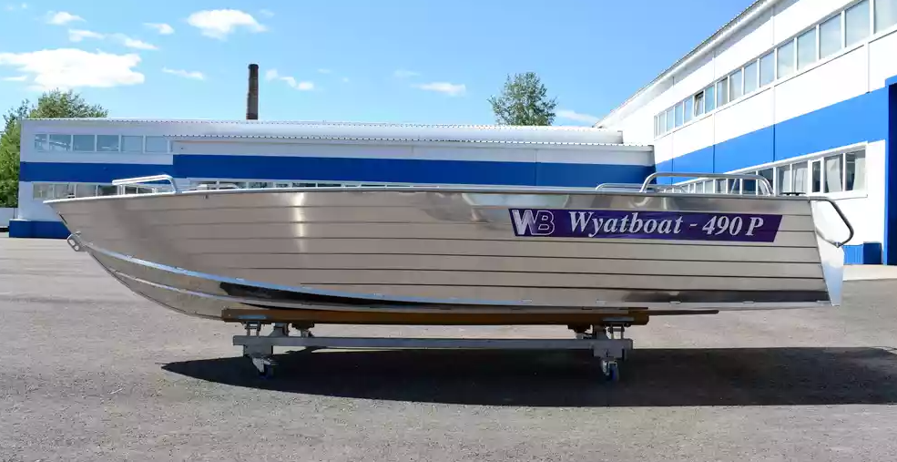 Алюминиевая лодка Wyatboat-490 P в Долгопрудном