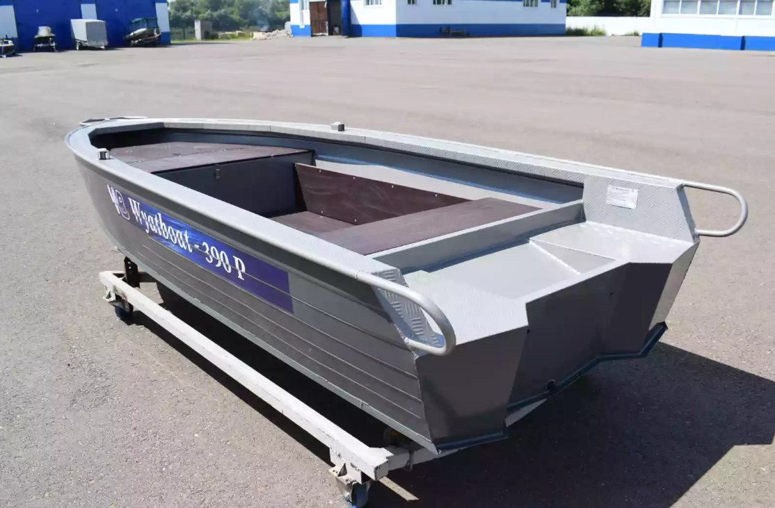 Алюминиевая лодка Wyatboat-390Р Fish в Долгопрудном