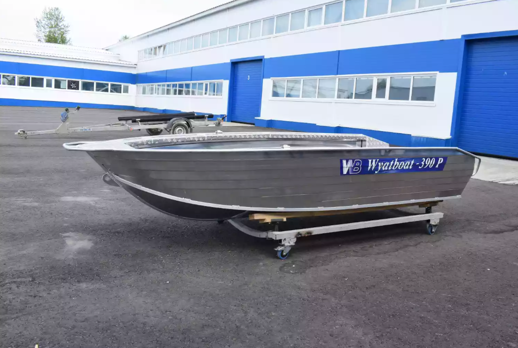Алюминиевая лодка Wyatboat-390Р Увеличенный борт в Долгопрудном
