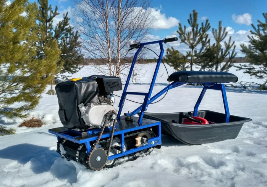 Мини-мотобуксировщик Альбатрос-М с фарой в Долгопрудном