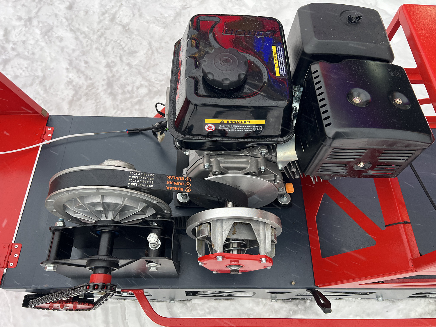 Мотобуксировщик EX-MOTO SNOWDOG S500 15л.с в Долгопрудном