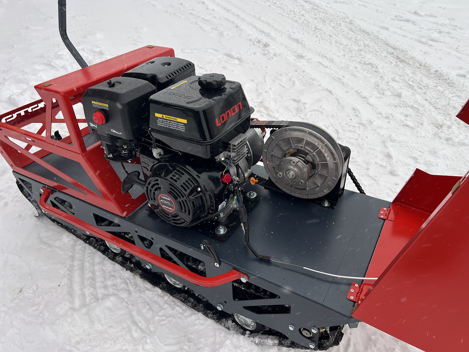 Мотобуксировщик EX-MOTO SNOWDOG S500 15л.с в Долгопрудном