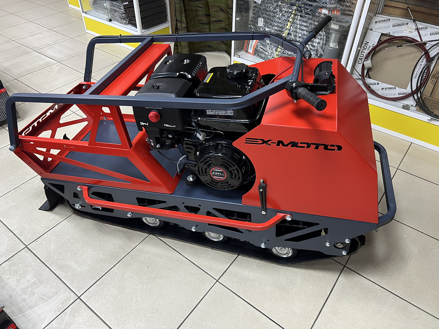 Мотобуксировщик EX-MOTO SNOWDOG S500 15л.с в Долгопрудном