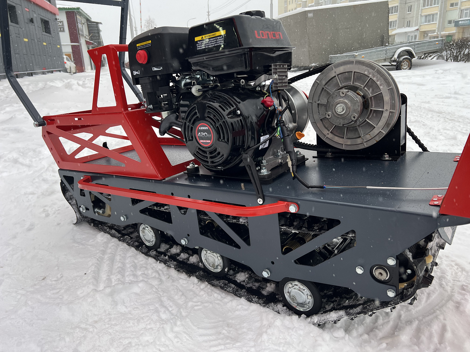 Мотобуксировщик EX-MOTO SNOWDOG S500 15л.с в Долгопрудном