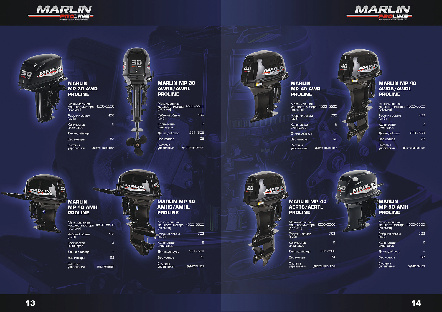 Лодочный мотор MARLIN PROLINE MP 40 AMHL в Долгопрудном