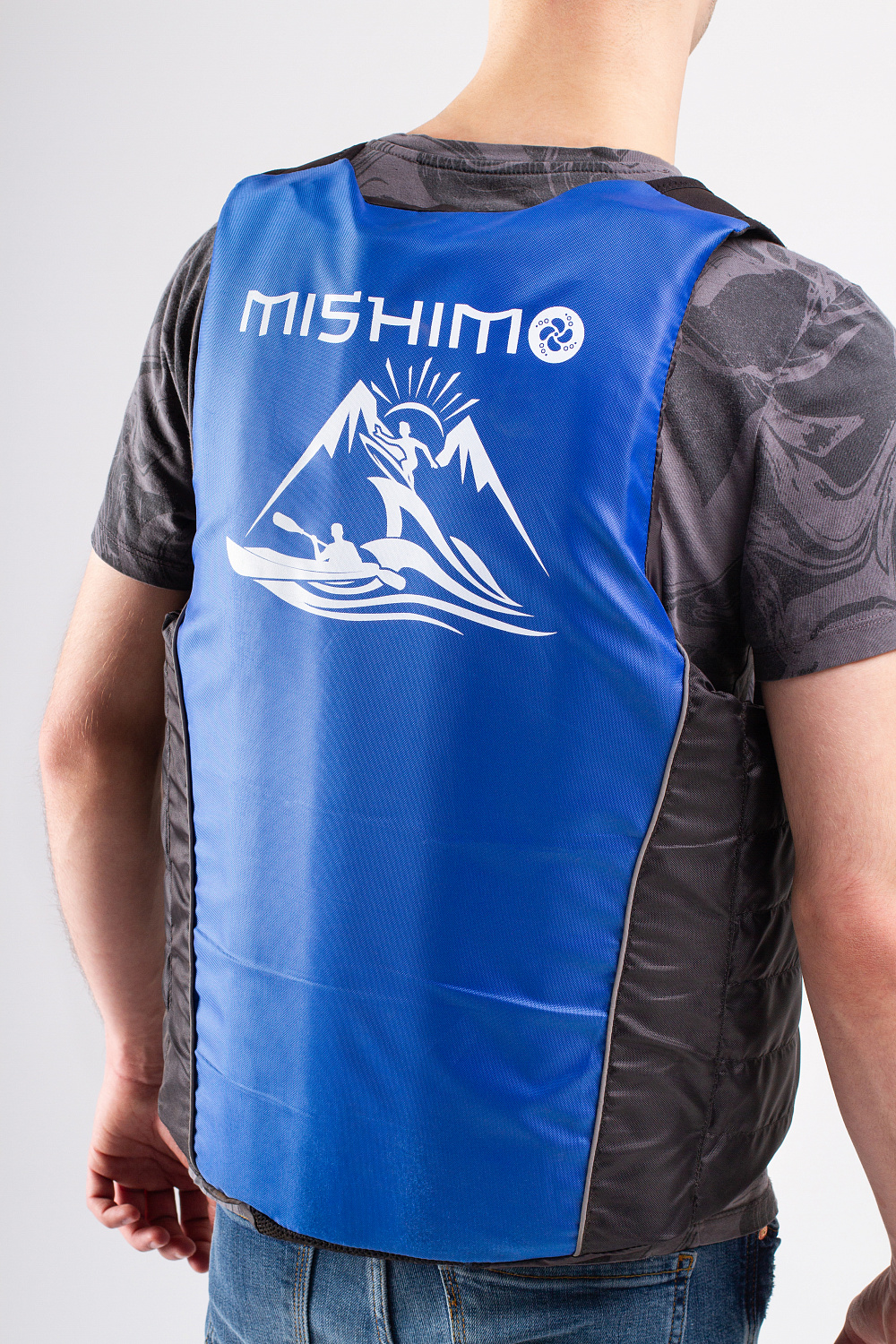 Жилет спасательный MISHIMO PRO Премиум качества Черно-синий в Долгопрудном