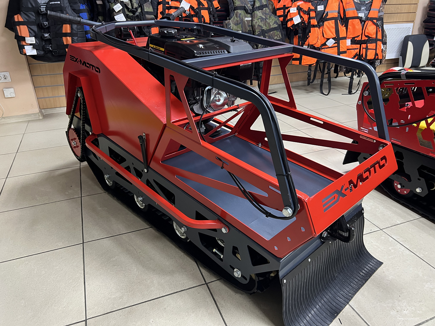 Мотобуксировщик EX-MOTO SNOWDOG S500 15л.с в Долгопрудном