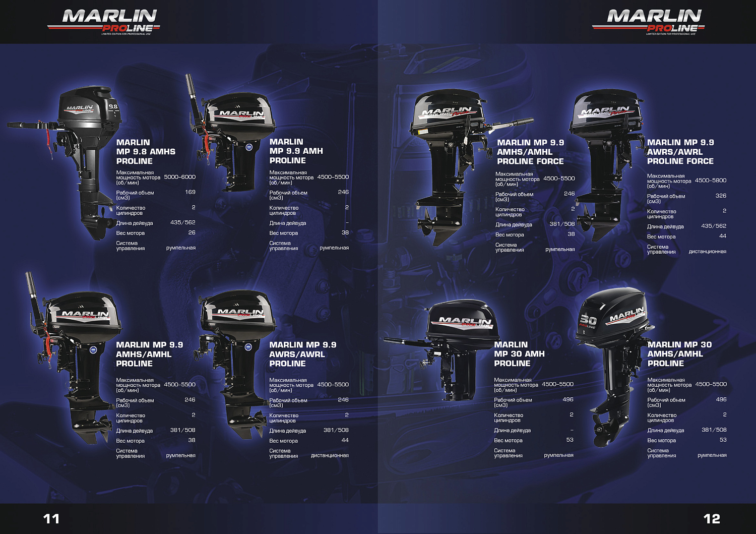 Лодочный мотор MARLIN PROLINE MP 40 AMHL в Долгопрудном